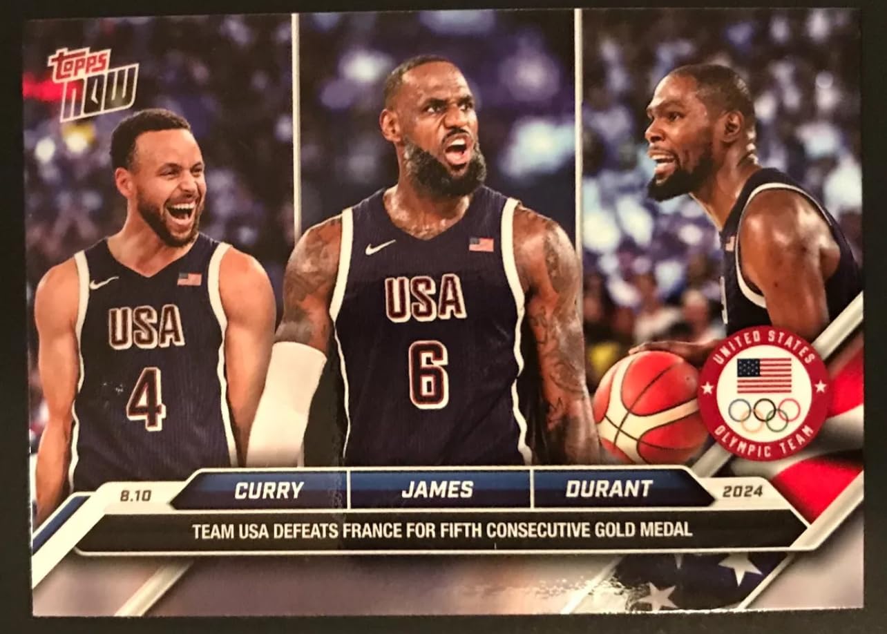 Amazon.com: 2024 Olympic Games T Now Team USA-#26 Lebron James
